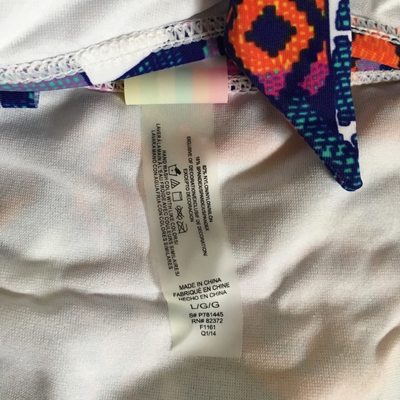 🛍 Raisins Fringe Festival Bikini, Size Large, NWT - Picture 7 of 7